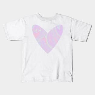 Holographic Heart Kids T-Shirt